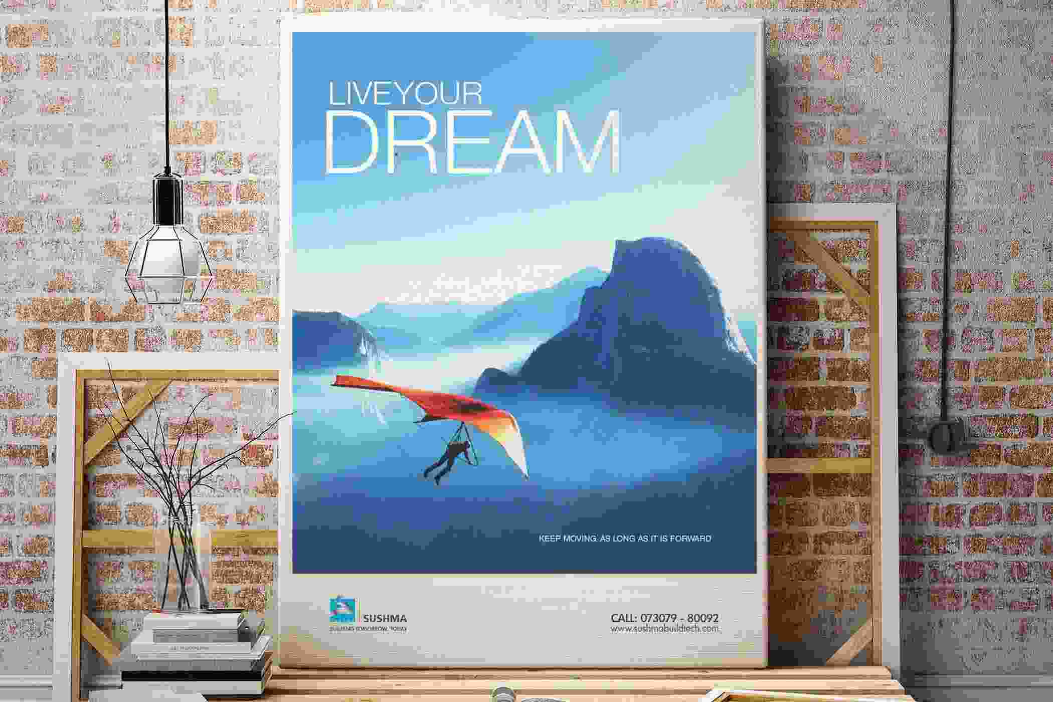 Apppl Combine - Sushma Buildtech Poster Design